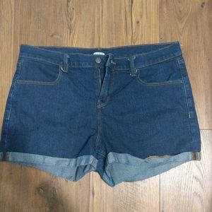 Denim shorts